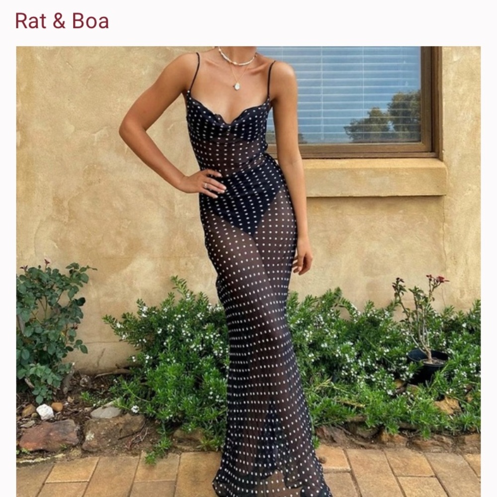 Rat and Boa Gisele Maxi Dress